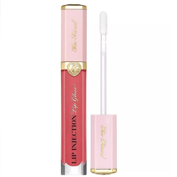 🌷 Too Faced On Blast (Coral) Lip Injection Gloss New FullSz - Picture 2 of 6